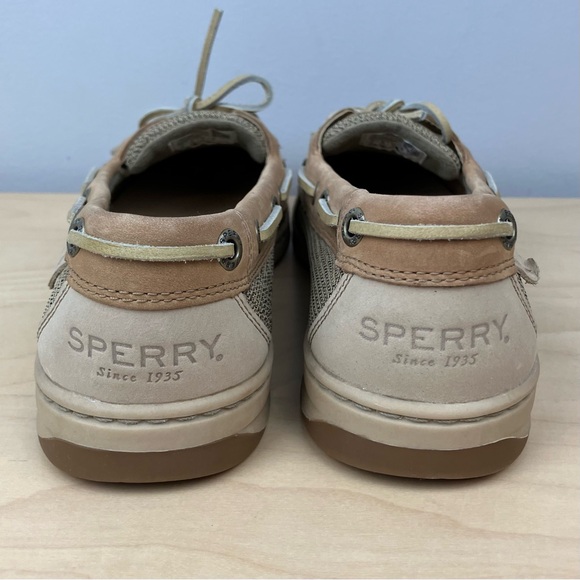 Sperry Top-Sider Women’s Size 8.0 Angelfish Brown Leather Slip On Boat Shoes - Picture 7 of 10